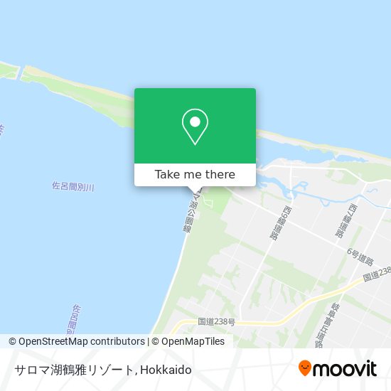 サロマ湖鶴雅リゾート map