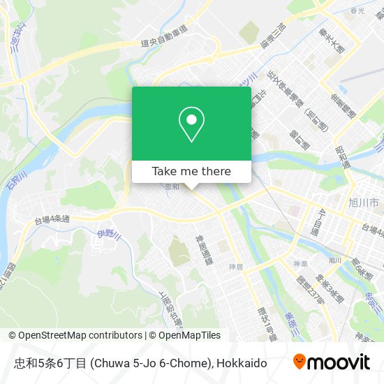 忠和5条6丁目 (Chuwa 5-Jo 6-Chome) map