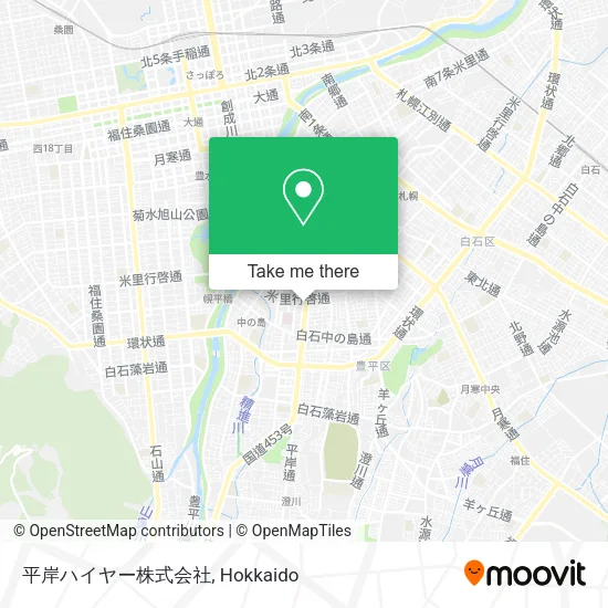 平岸ハイヤー株式会社 map