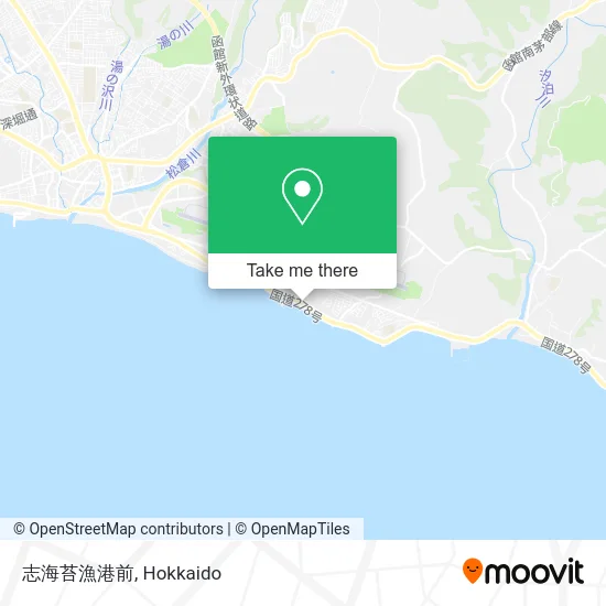 志海苔漁港前 map
