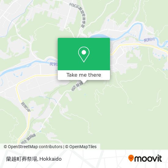 蘭越町葬祭場 map