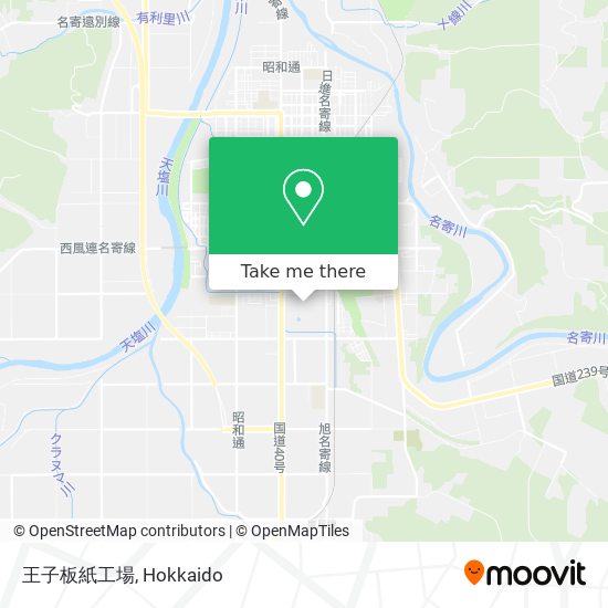 王子板紙工場 map