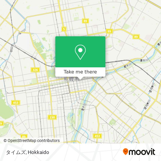 How To Get To タイムズ In 札幌市 By Bus Moovit