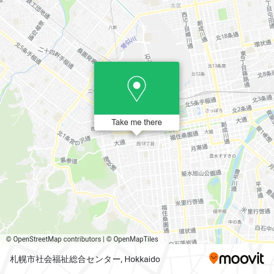 札幌市社会福祉総合センター map