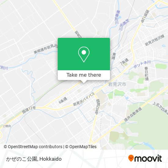 かぜのこ公園 map