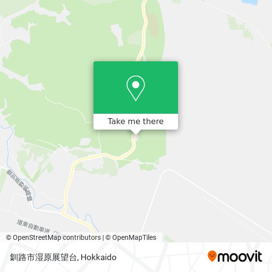 釧路市湿原展望台 map