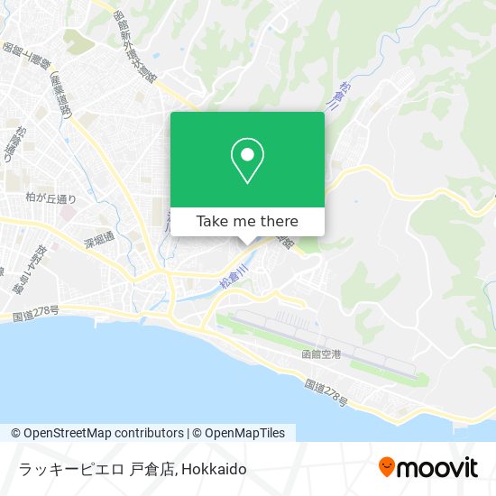 ラッキーピエロ 戸倉店 map