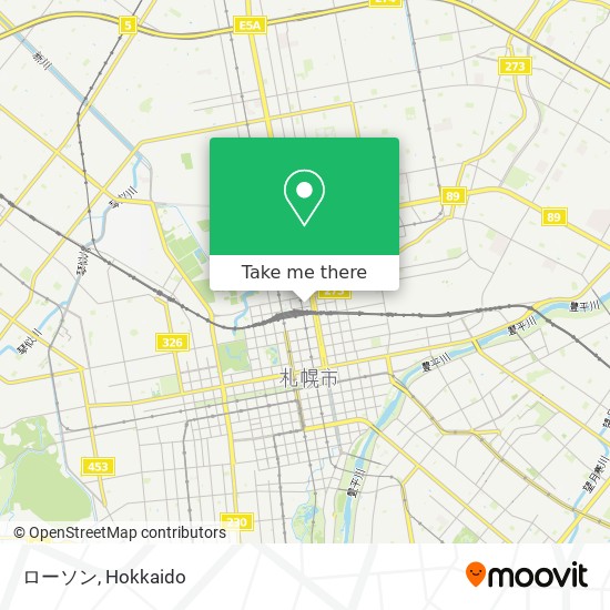 How To Get To ローソン In 札幌市 By Bus