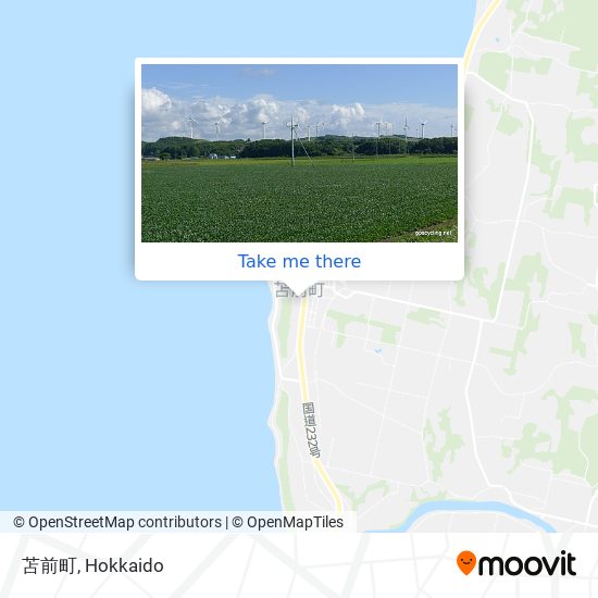 苫前町 map