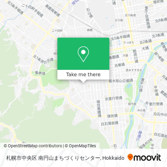 札幌市中央区 南円山まちづくりセンター map