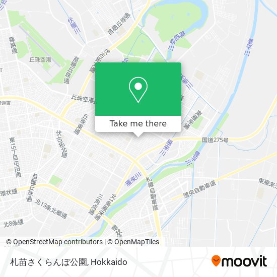 札苗さくらんぼ公園 map