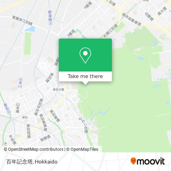 百年記念塔 map