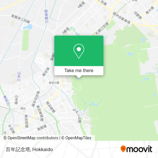 百年記念塔 map