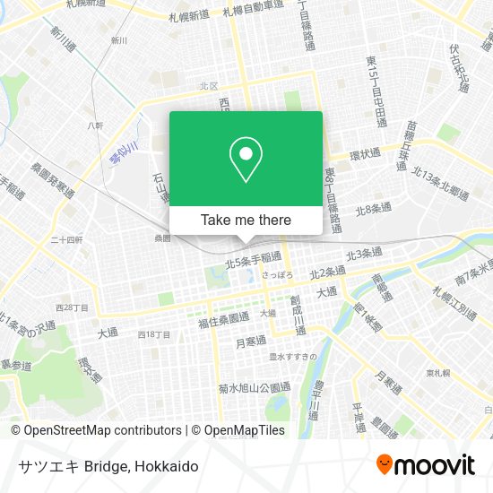サツエキ Bridge map