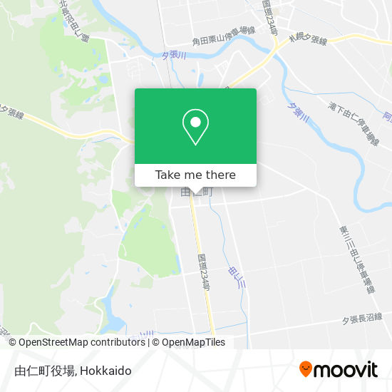 由仁町役場 map