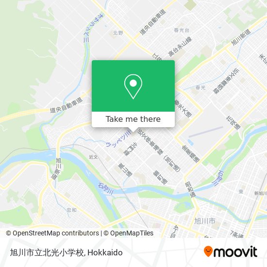 旭川市立北光小学校 map