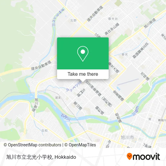 旭川市立北光小学校 map