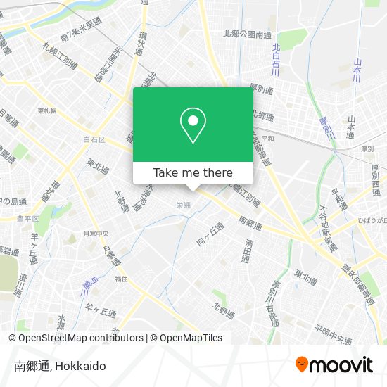 南郷通 map