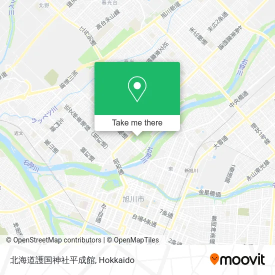 北海道護国神社平成館 map