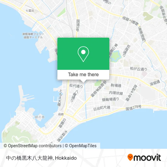 Naka Bridge Kuroki Hachidai Dragon God map