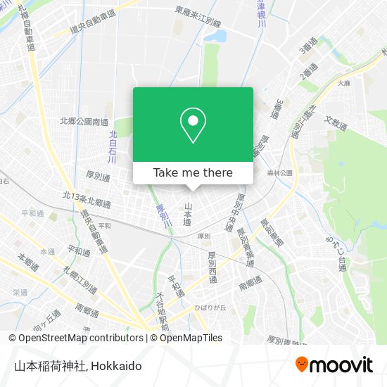 山本稲荷神社 map