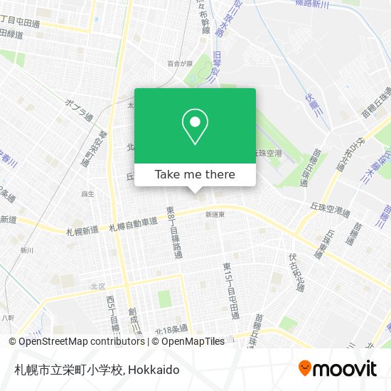 札幌市立栄町小学校 map