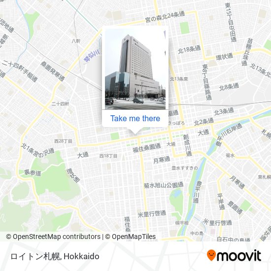 ロイトン札幌 map