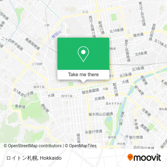 ロイトン札幌 map