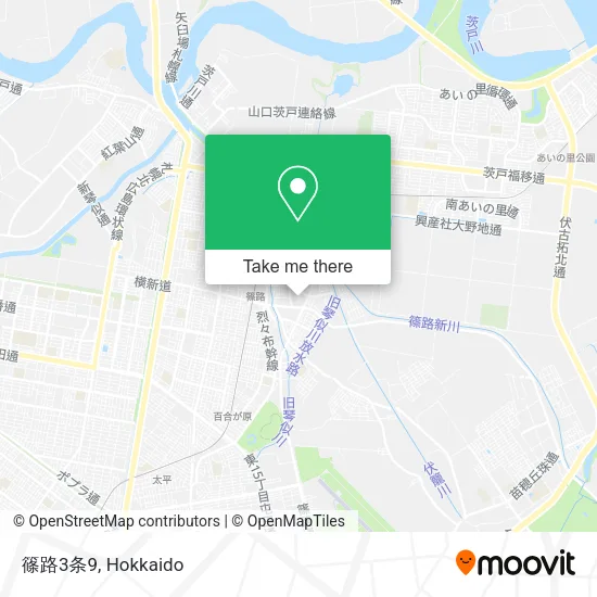 篠路3条9 map
