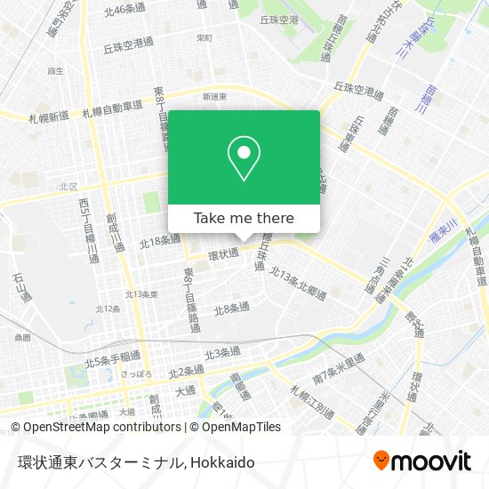 環状通東バスターミナル map