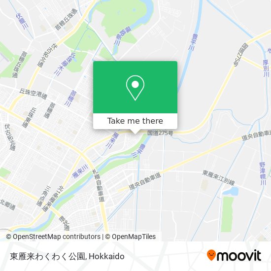 東雁来わくわく公園 map