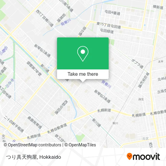 Fishing Goods Tengu-ya map