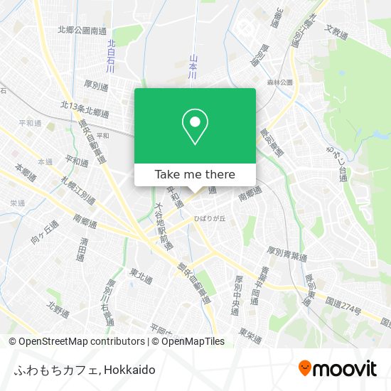 ふわもちカフェ map