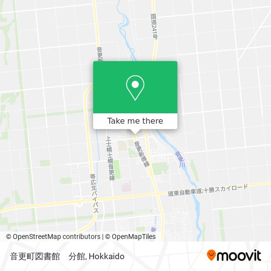 音更町図書館　分館 map