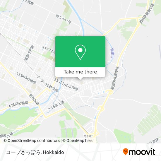 コープさっぽろ map