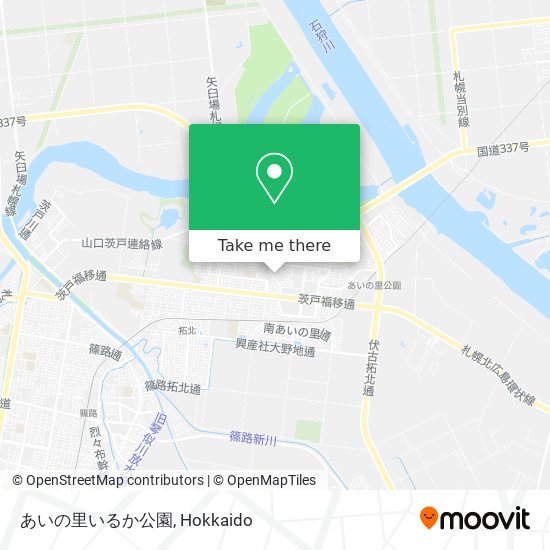 あいの里いるか公園 map