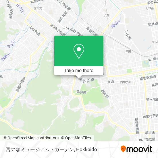 宮の森ミュージアム・ガーデン map