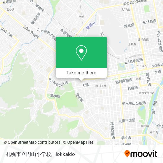 札幌市立円山小学校 map