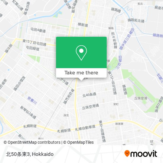 北50条東3 map