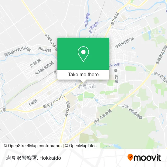 岩見沢警察署 map