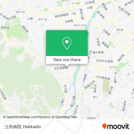 土田病院 map