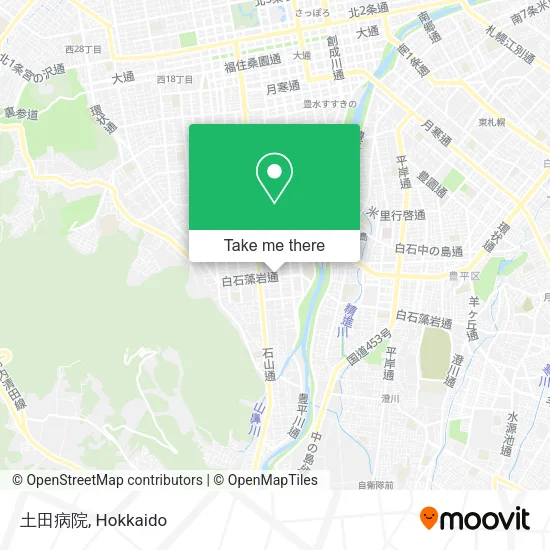 土田病院 map