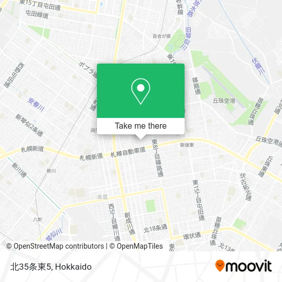 北35条東5 map