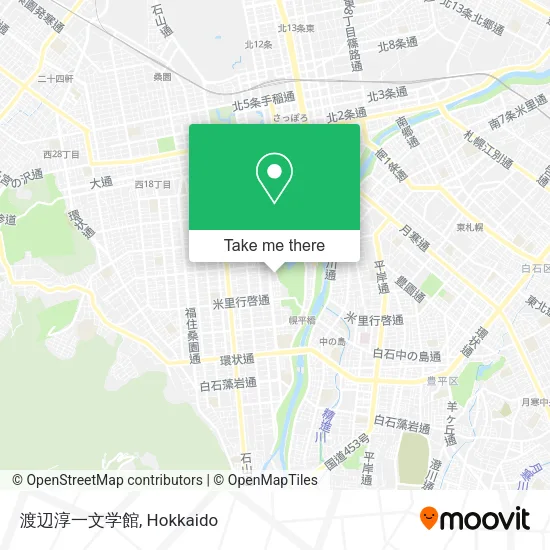 渡辺淳一文学館 map