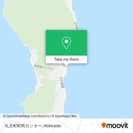 礼文町町民センター map