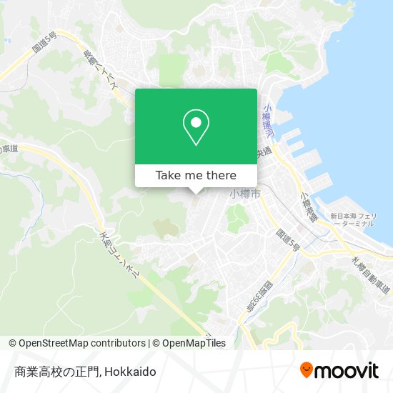 商業高校の正門 map