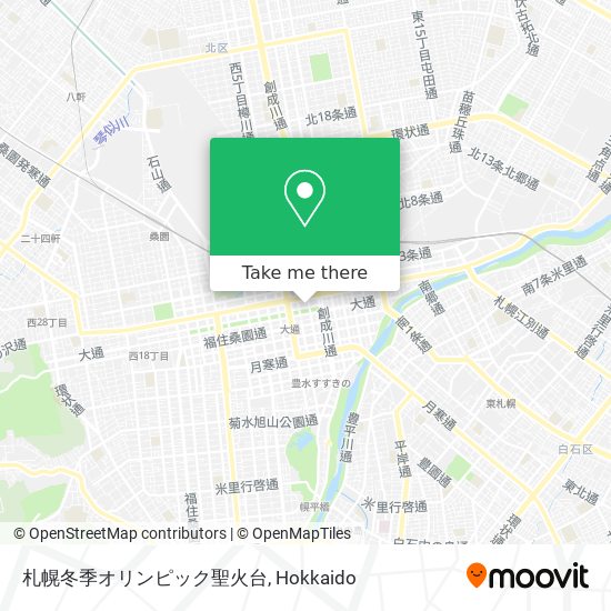 札幌冬季オリンピック聖火台 map