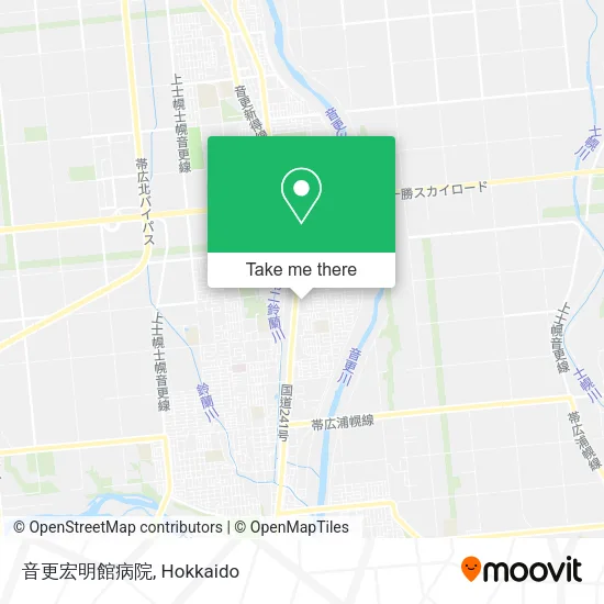 音更宏明館病院 map