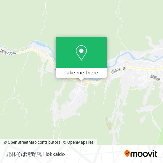 鹿林そば滝野店 map