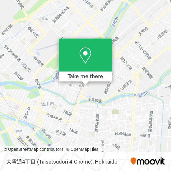 大雪通4丁目 (Taisetsudori 4-Chome) map